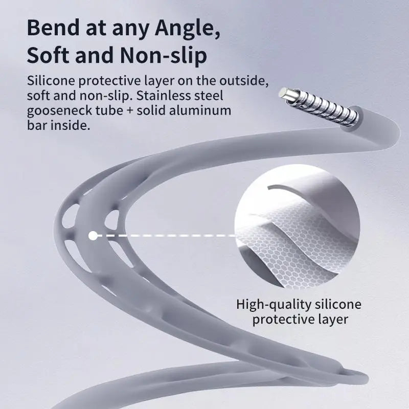 Magnetic Neck Mount, Hands-Free Secure Holder for Phones, Adjustable Cellphone Holder, Suitable for Vlogging, Compatible with Iphone 15/14/13/12 Series, Cell Phone Mount #GLOBAL PICKS