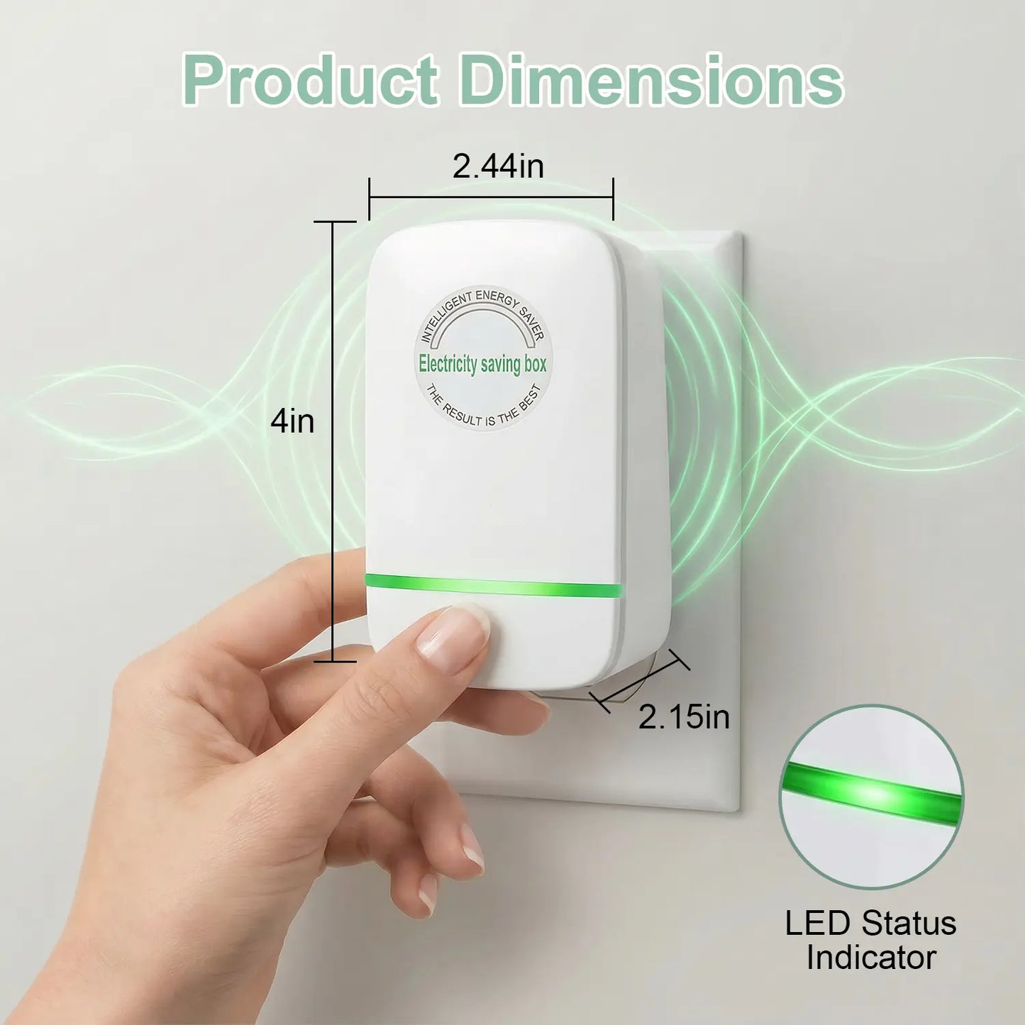 Plug-In Power Box with US Plug 2026 Updated Design Compatible with 90–250V Input Range #Summervibes