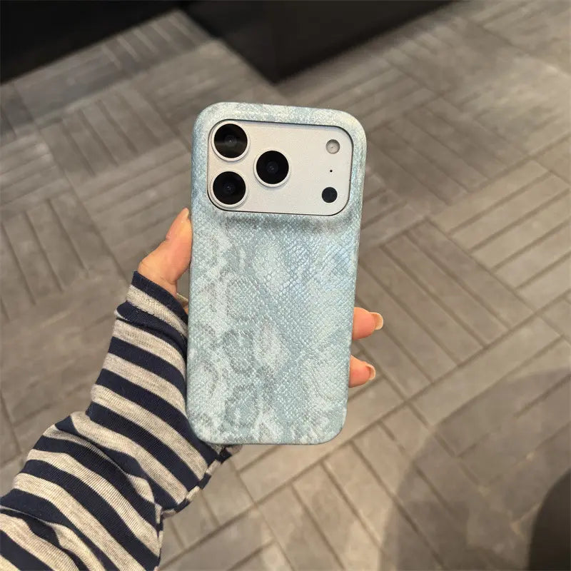 Retro Python Skin Pattern Case for Iphone 17 Pro Max, Full Protection Anti-Drop Case for Iphone 16