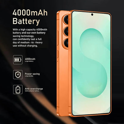 6.8-Inch Large-Screen Smart Phone, Supporting Dual SIM Dual Standby, Equipped with a Hidden Stylus, Featuring a Rear 13MP Pixel + Front 5MP Pixel, 8-Core Processor, 4G RAM, and Can Also Expand the Storage Space by an Additional 128GB.