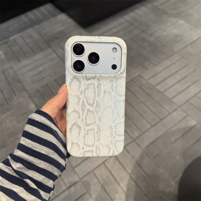 Retro Python Skin Pattern Case for Iphone 17 Pro Max, Full Protection Anti-Drop Case for Iphone 16