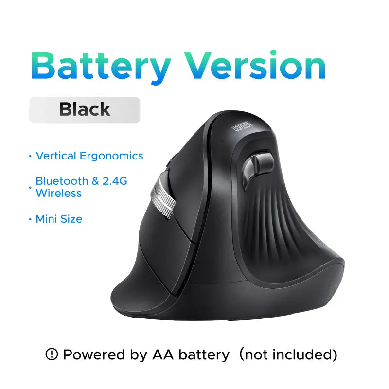 UGREEN Vertical Wireless (Bluetooth 5.0+2.4G) Ergonomic Mouse with 5 Buttons, 1000/1600/2000/3200/4000 DPI, Prevention of Mouse Arm, Vertical Mouse Compatible with Pc/Laptop/Tablet （Small Size）,#Summervibes
