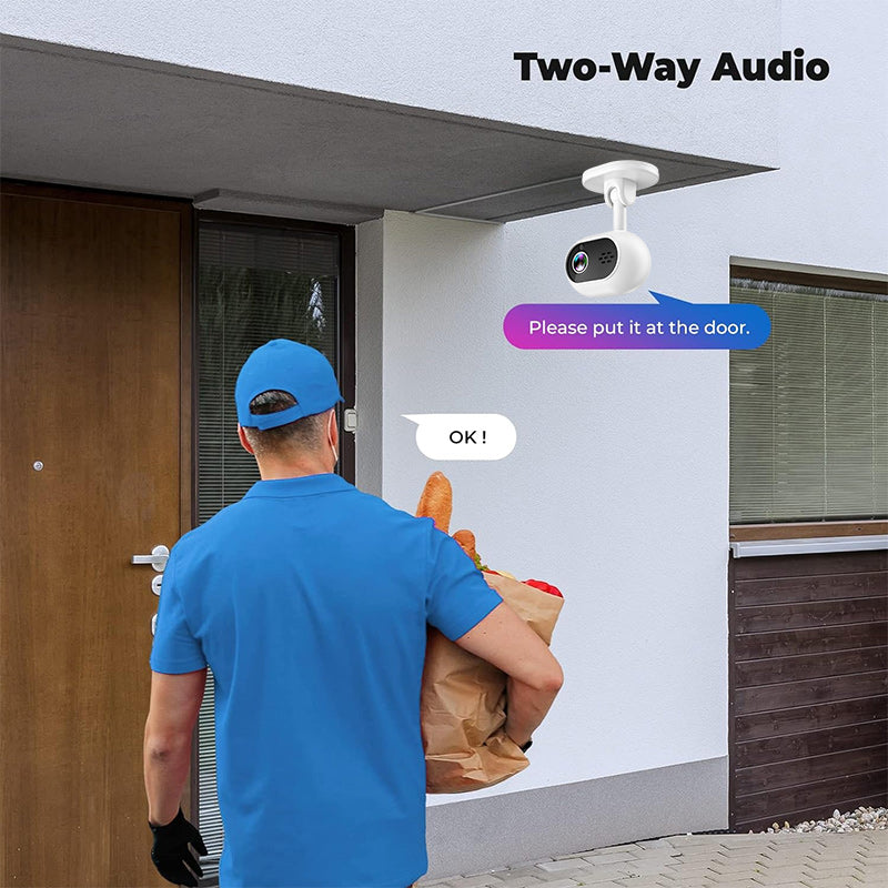 1080P HD Mini Camera WiFi Wireless HD Night Vision Camera Home XD Remote Camera Kids Pet Safety Monitoring 2.4G Wifi IP Camera